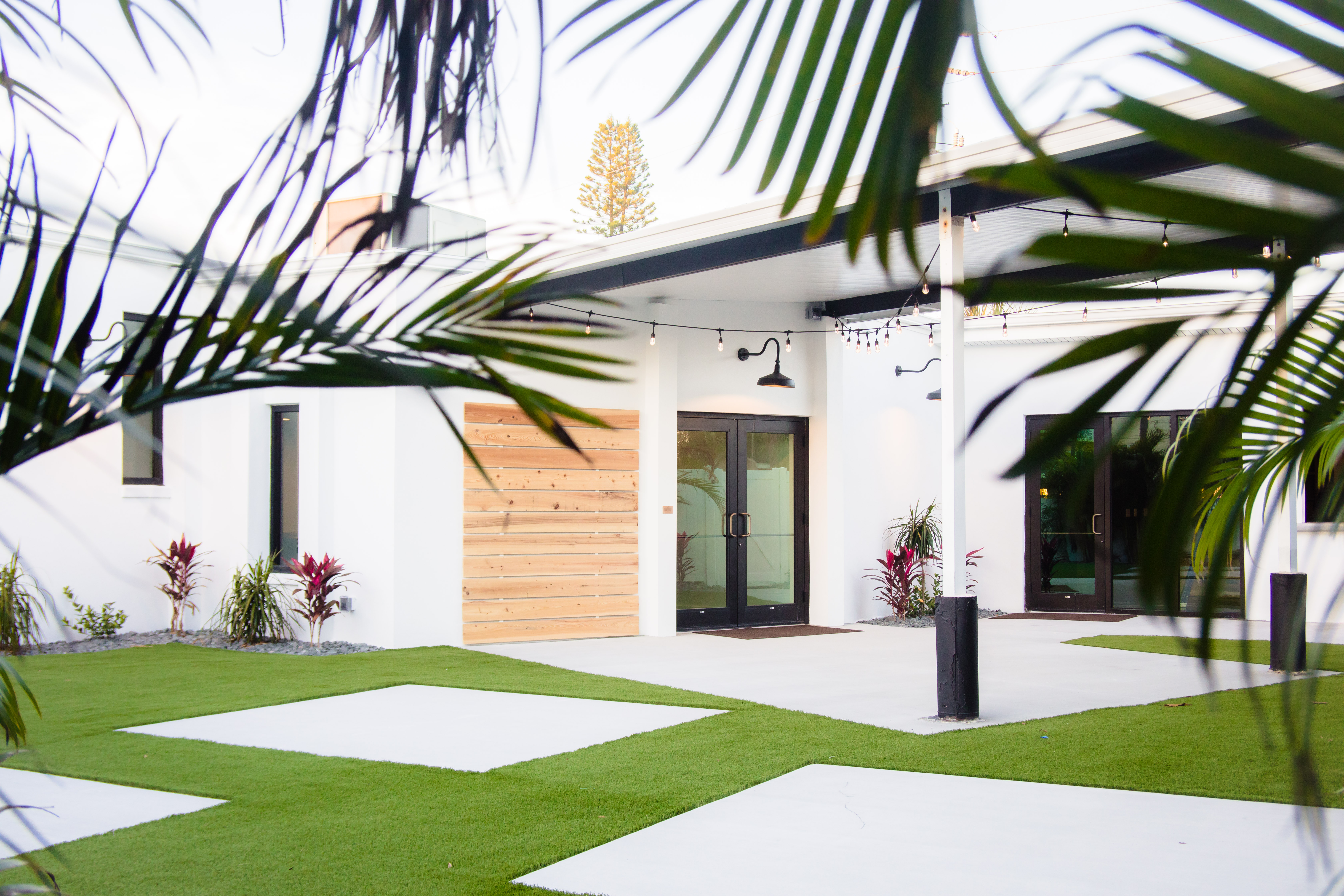 West Events venue — outdoor garden ceremony space