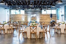 West Events venue — string-light reception area